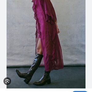 ISO FREE PEOPLE WINTER VALLEY KIMONO IN PURPLE NOT FOR SALE